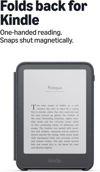Оригинальный чехол для Amazon Kindle 2026 Knit Fabric Cover, Серый | Graphite