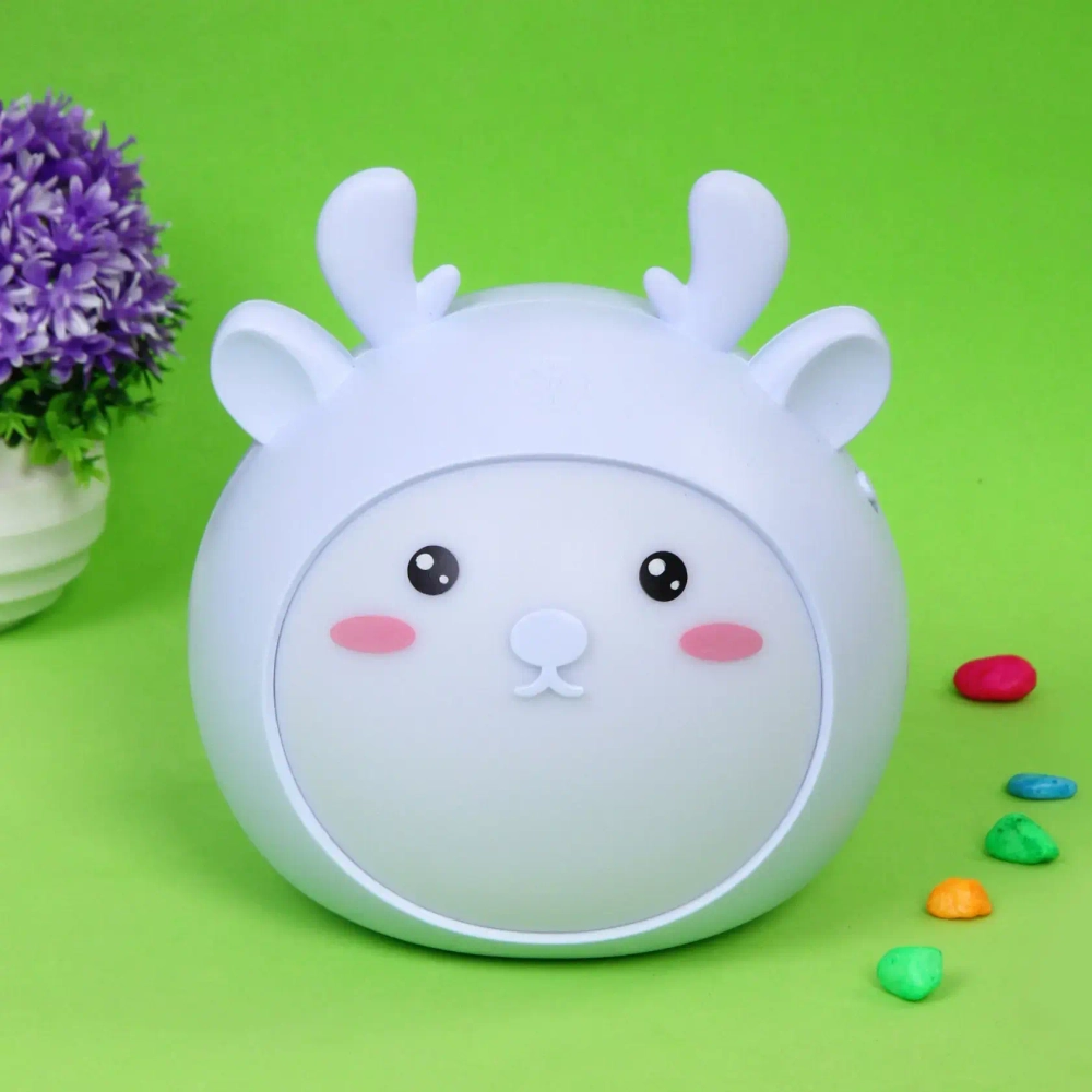 Светильник «Sweet - Оленёнок» 12.5*12.5*13см LED, USB 0.6-4.2W 5V, Голубой