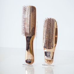 S-HEART-S Расческа Scalp Brush Gold с длинной ручкой