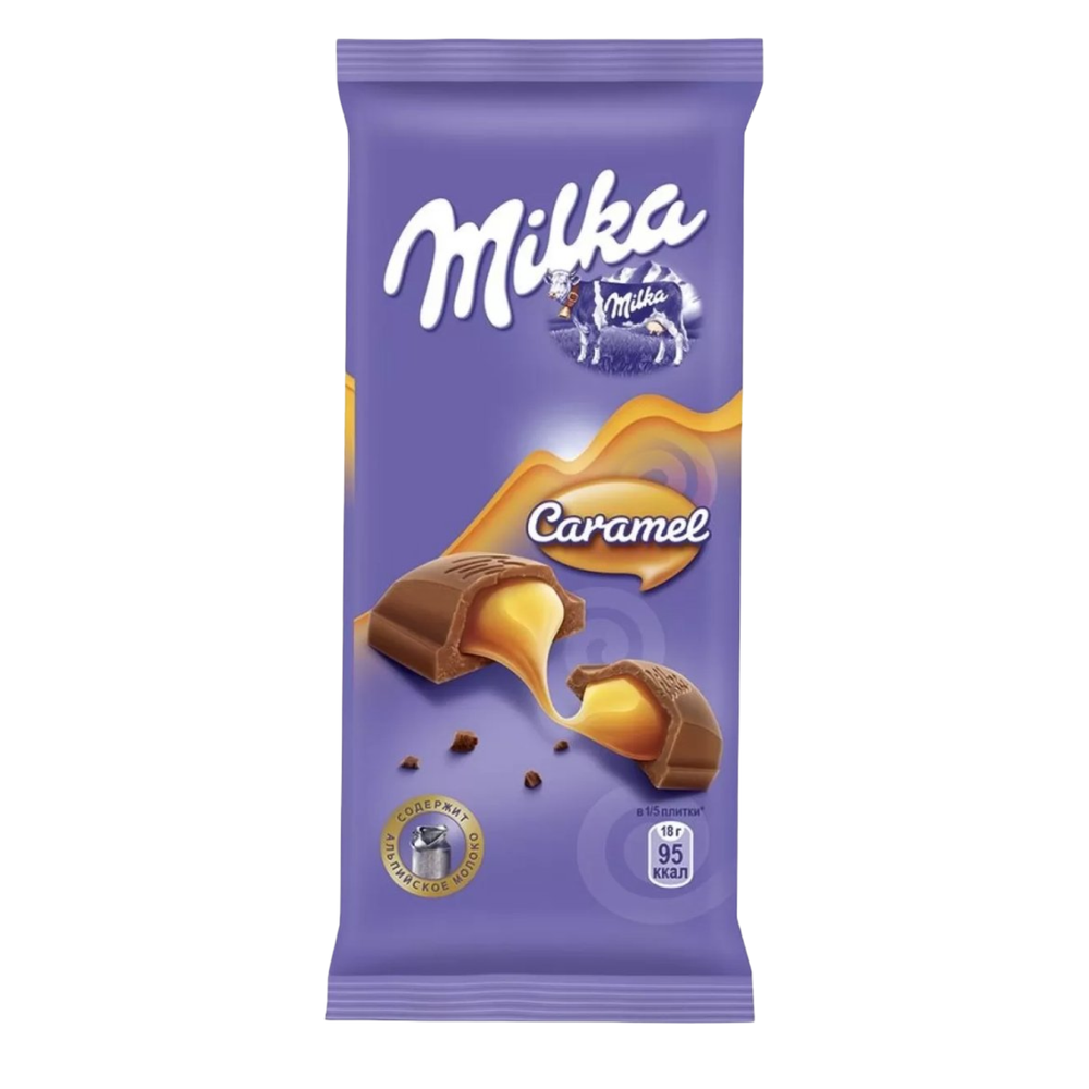 Шоколад Милка Карамель 90г
