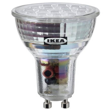 IKEA SOLHETTA  (ИКЕА СОЛХЕТТА)  -  Светодиодная лампочка GU10 600 люмен - с регулировкой яркости