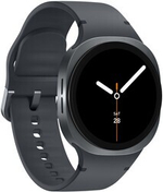 Смарт-часы Samsung Galaxy Watch8 40mm [корпус - серый, ремешок - черный, 1.34", Super AMOLED, 438x438, IP68, Bluetooth, NFC, Wi-Fi, для Android 12.0 и выше]