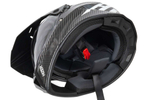Шлем мото мотард HIZER J6808 №4 (XXL) carbon (2 визора)
