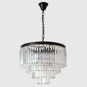Люстра 6*Е14 MAXIME SP6 BLACK чёрный Crystal Lux