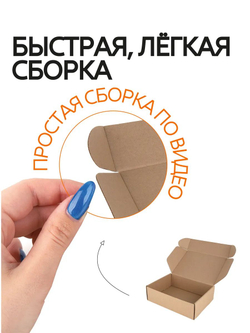 Коробка подарочная картонная 10 шт, 25х25х3