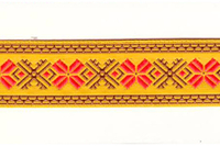 Тесьма жаккард, с1852, рис.9081, ш. 2,2 см