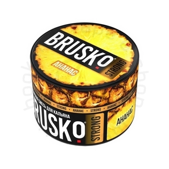 Бестабачная смесь для кальяна BRUSKO, 50 г, Ананас, Strong
