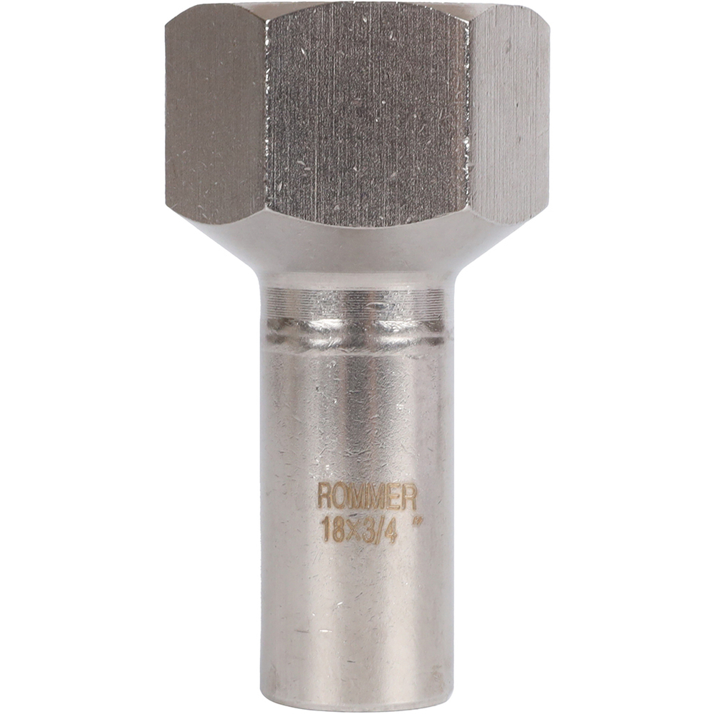 ROMMER Вставка с ВР 18x3/4" из нержавеющей стали прессовой