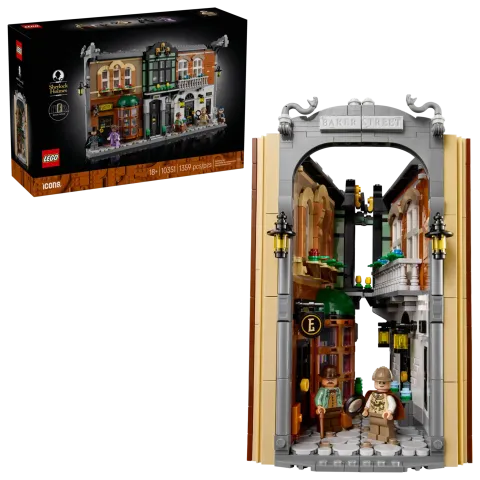 Конструктор LEGO Icons 10351 Шерлок Холмс: книжный уголок