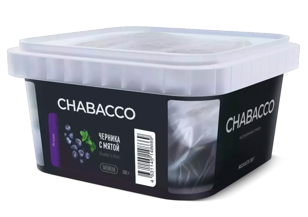 Chabacco Medium - Blueberry Mint (200g)