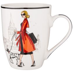 КРУЖКА LEFARD "FASHION QUEEN" 340 МЛ (КОР=36ШТ.)