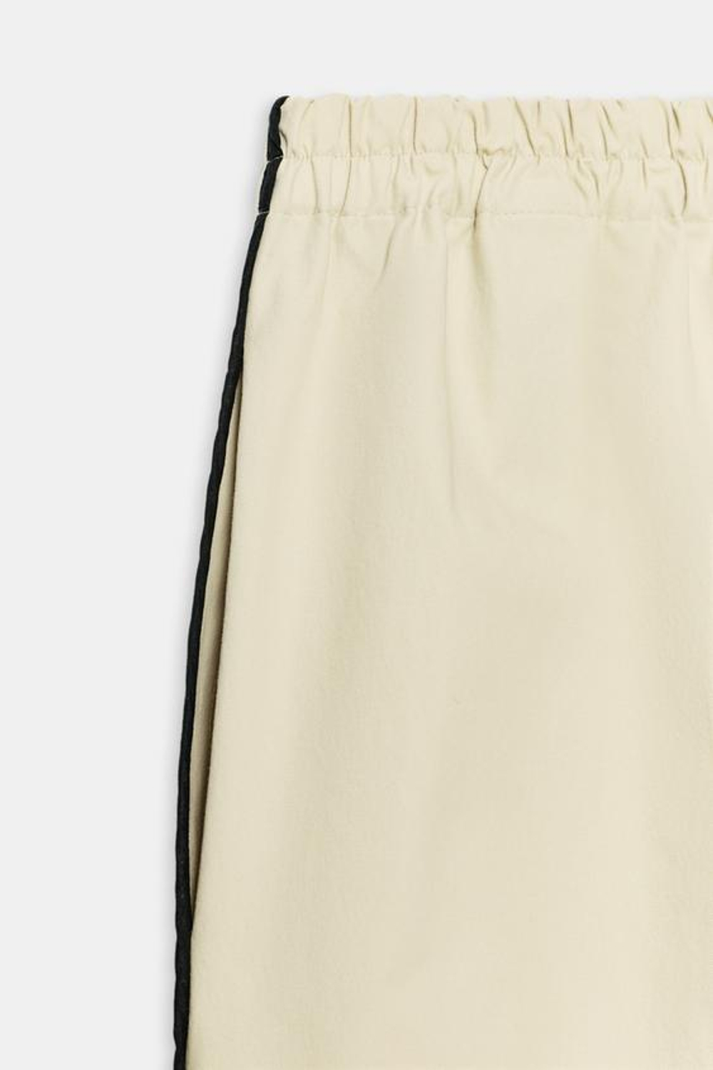 ZARA ШОРТЫ С КОНТРАСТНОЙ ОТДЕЛКОЙ — ZW COLLECTION, СЕРО-ДЫМЧАТЫЙ