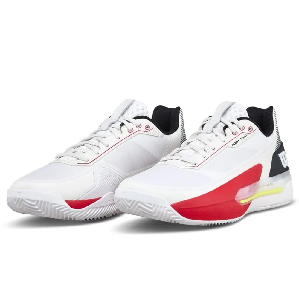 Теннисные кроссовки Wilson Rush Tour 5 Clay - white/black/infrared