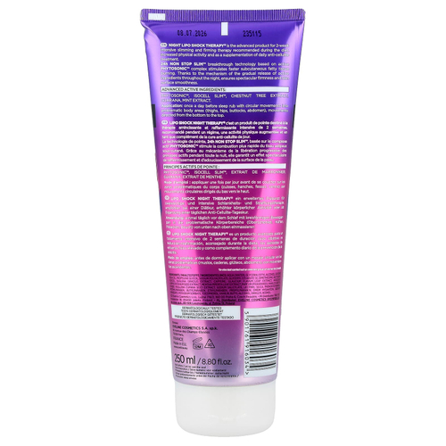 Eveline Cosmetics, Slim Extreme 4D, суперконцентрированная антицеллюлитная ночная сыворотка, 250 мл (8,8 жидк. унции)