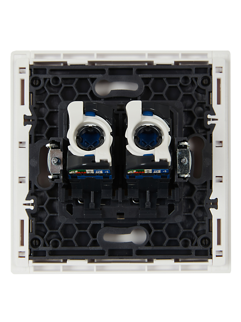 FORTE&PIANO Розетка компьютерная двойная RJ45 кат.6 FP234 белый IEK