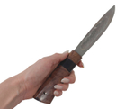 Нож Север, Bohler K340, рукоять кап клёна, граб, (коричневый)