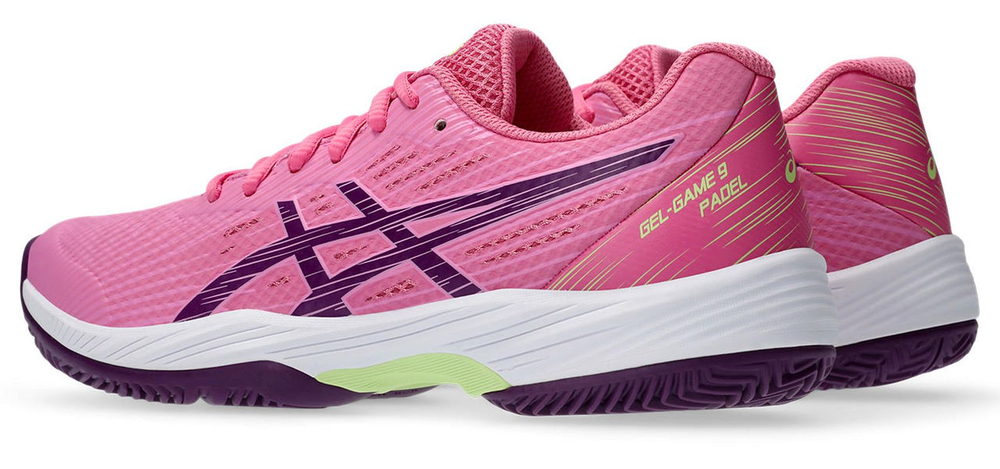 Женские кроссовки для падела Asics Gel-Game 9 Padel - dragon fruit/deep mauve