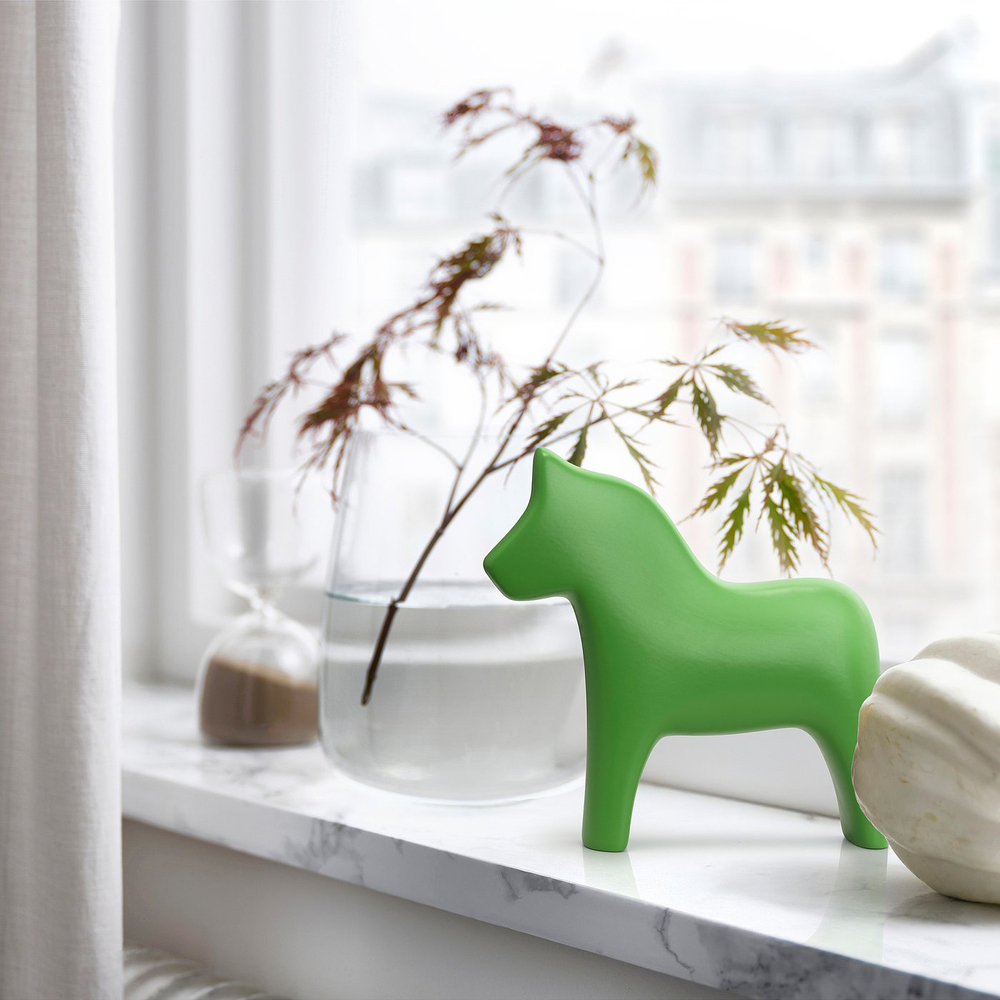 IKEA KLOTPLATAN  (ИКЕА КЛОТПЛАТАН)  -  Украшение, лошадь - разные цвета 18 см