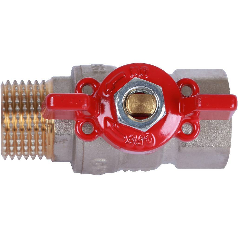 ROMMER Шаровой кран   1/2" ВН/НР, ручка бабочка