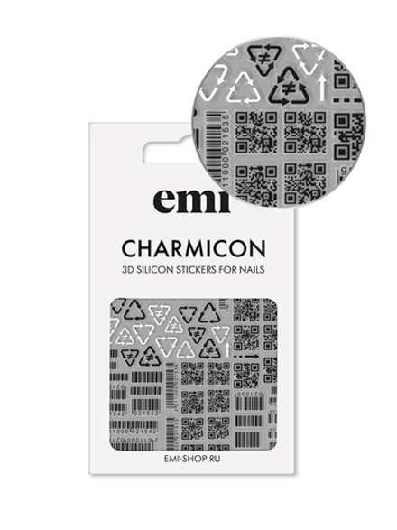 Charmicon 3D Silicone Stickers №175 Шифр