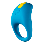 Синее эрекционное виброкольцо Romp Juke Vibrating Cock Ring RPCRSG5