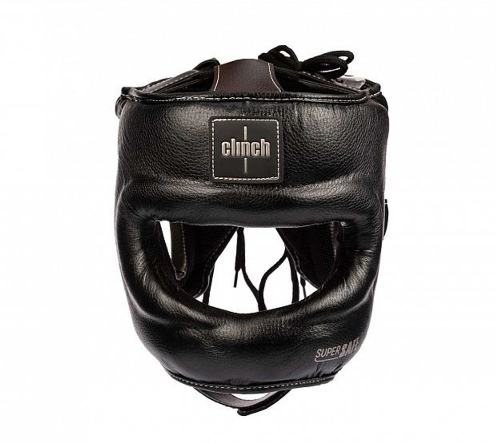 Шлем для единоборств с бампером Clinch Face Guard черно-бронзовый C149