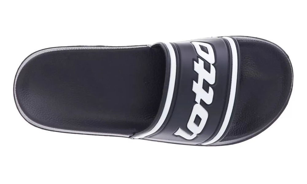 Сланцы Lotto Midway Slide - all black//all white