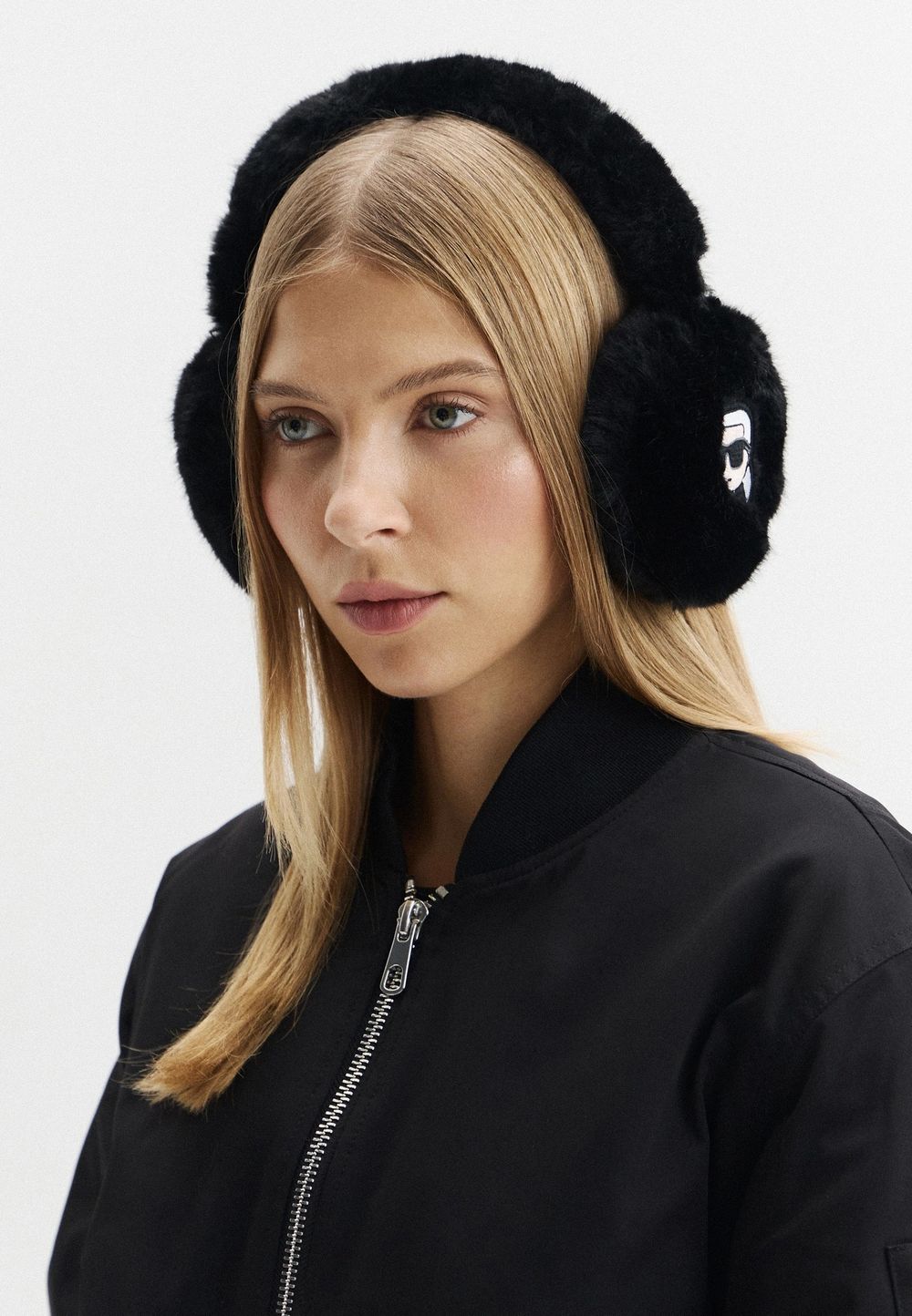 Наушники Karl Lagerfeld IKON FUR EARS MUFFS