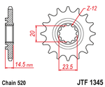 Звезда JTF1345.13RB