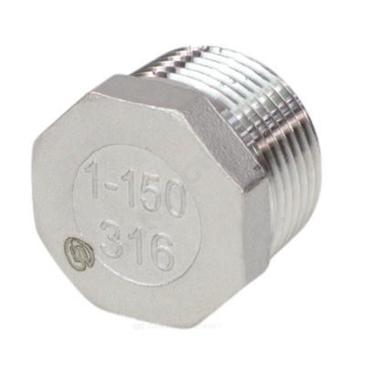 Заглушка сталь нерж Ду 32 (1 1/4") НР Benarmo
