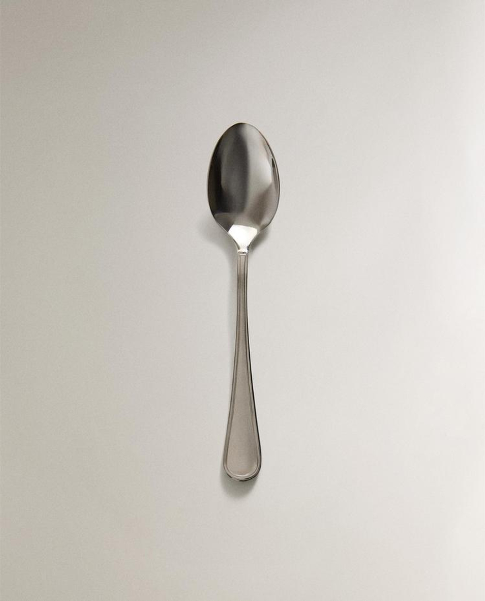 ZARA HOME ЛОЖКА ДЛЯ ДЕСЕРТА, СТАЛЬНОЙ СЕРЫЙ