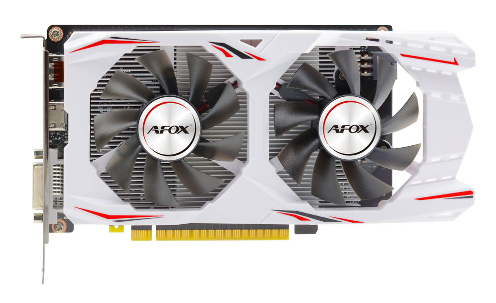 Видеокарта AFOX NVIDIA GeForce GTX1050Ti, 4Гб GDDR5, 128 бит, Retail (AF1050TI-4096D5H7-V6)