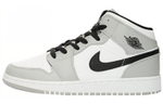 Jordan 1 Mid Light Smoke Grey GS
