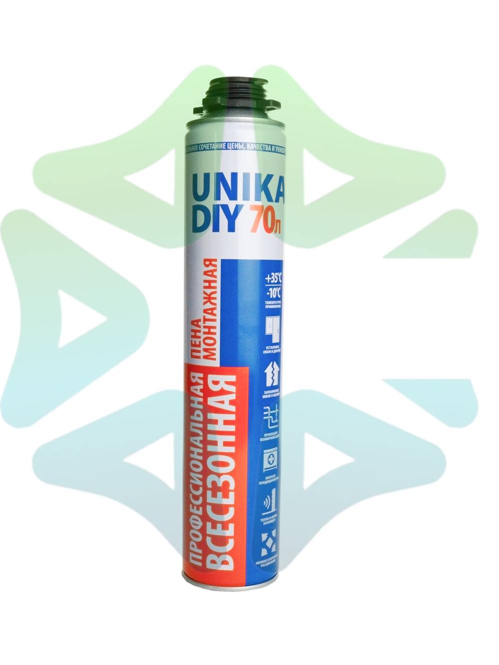 Монтажная пена UNIKA DIY 70 всесезонная 850 мл
