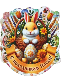 Набор магнитов пасхальный 15 штук
