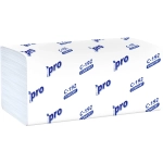 Полотенца бумажные д/дисп Protissue V-слож 1сл 250л/пач 20пач/кор_C192