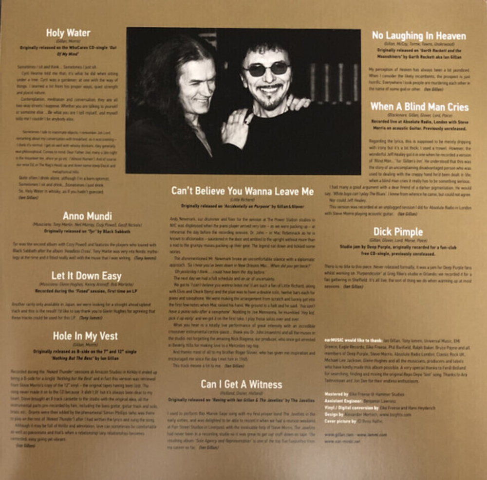 Ian Gillan, Tony Iommi / WhoCares (Limited Edition)(Coloured Vinyl)(2LP)
