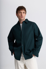 Рубашка из хлопка | dark green