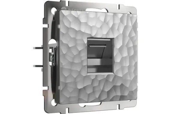 Розетка RJ45 Werkel Hammer серебряная 36313