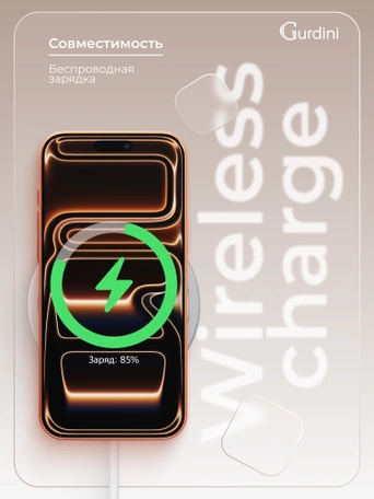 Чехол накладка iPhone 17 Pro / 18 Pro 6.3" Gurdini Super Slim 0.3 mm Orange
