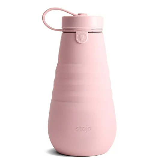 Бутылка складная силиконовая Stojo Bottle Carnation, 20 oz / 590 мл (уценка)