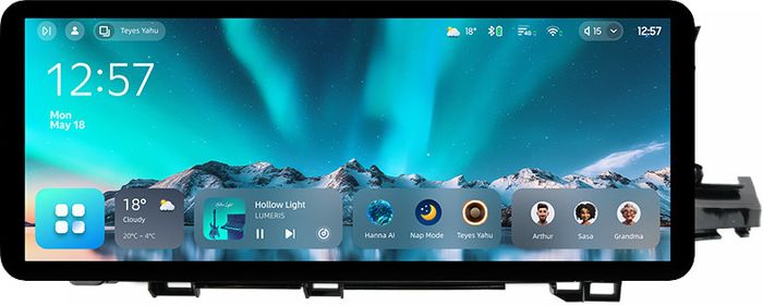 Магнитола для Honda Shuttle 2 2015-2023 - Teyes CC4 монитор 12.3" 2K QLED + рамка 9, Android 14, Быстрейшая, Snapdragon 680, DSP, CarPlay, 4G SIM-слот