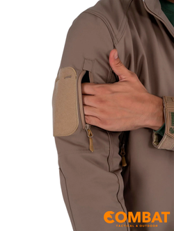 Куртка SoftShell Combat Tactical 305 (BEJ-305C). Койот