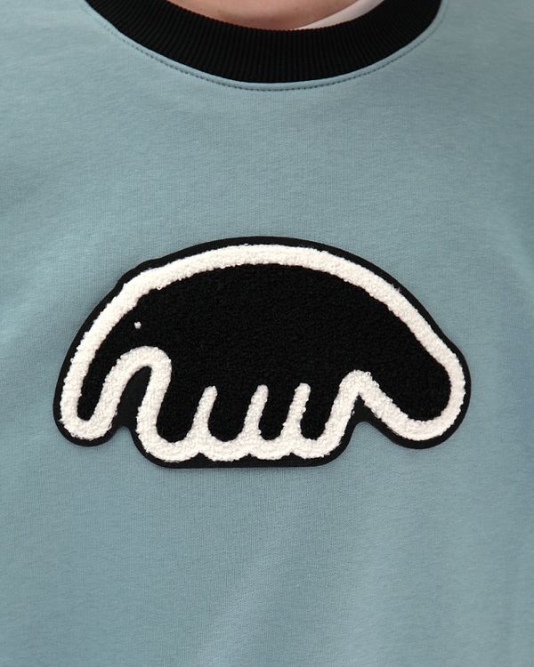 Толстовка Crewneck Biglogo Blue - фото 4