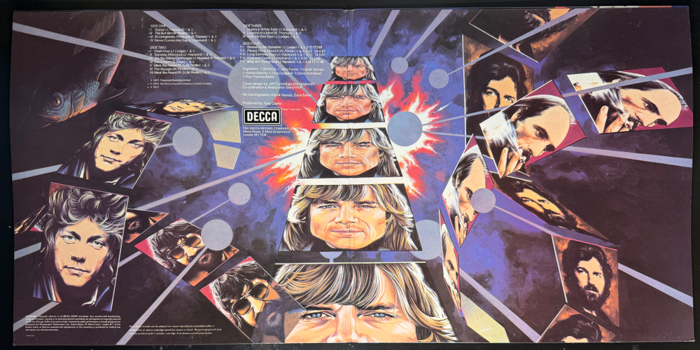 The Moody Blues - Caught Live +5 2LP (Скандинавия 1977г.)
