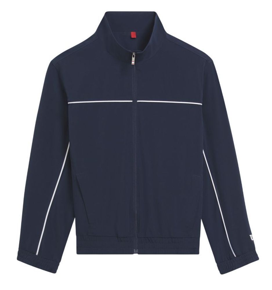 Кофта для мальчика теннисная Wilson Youth Team Woven - classic navy