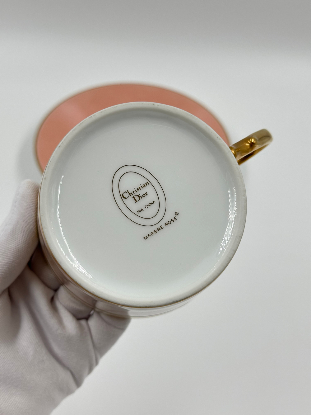 Чайная пара «Marbre Rose» Christian Dior