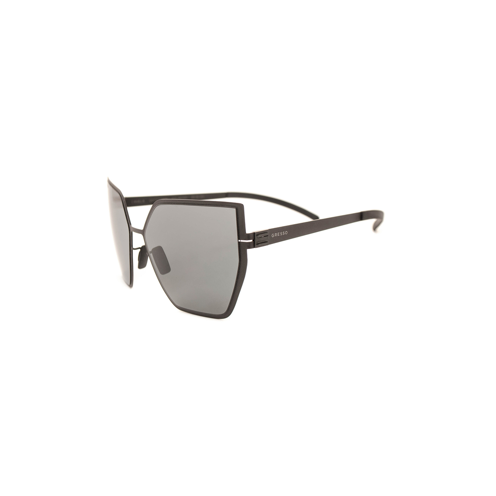 Солнцезащитные очки GRESSO CAMILLA G0178TB01SP POLARIZED бабочка черные матовые