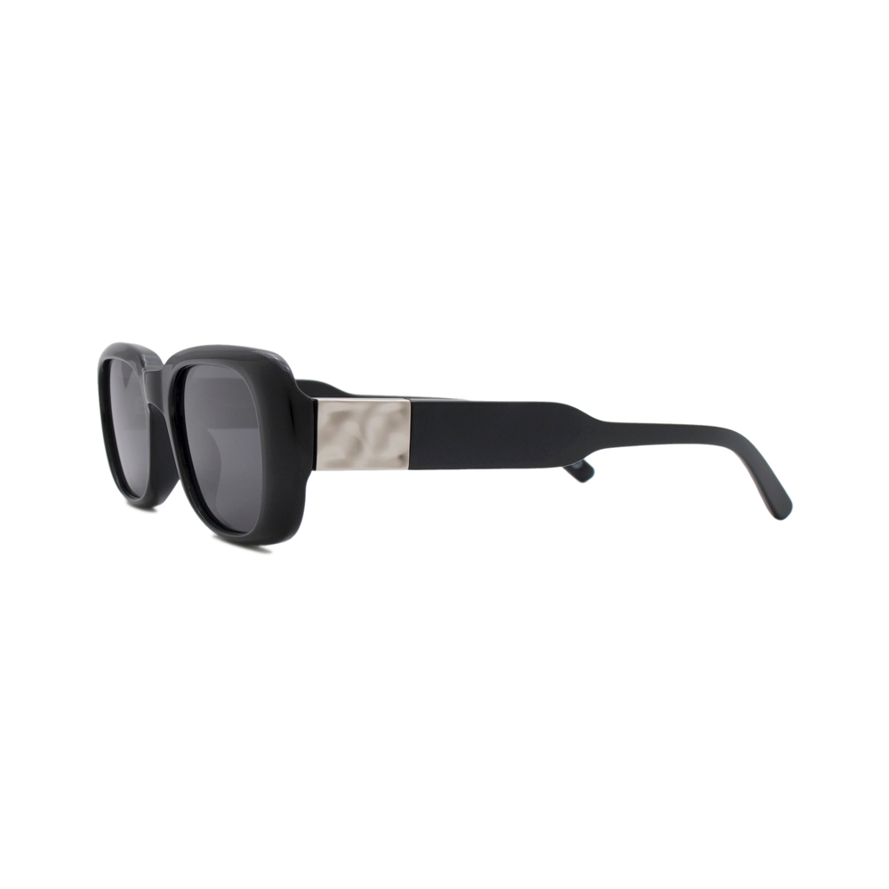 Очки Genex Sunglasses 696 c.005 прямоугольные черные с серебром