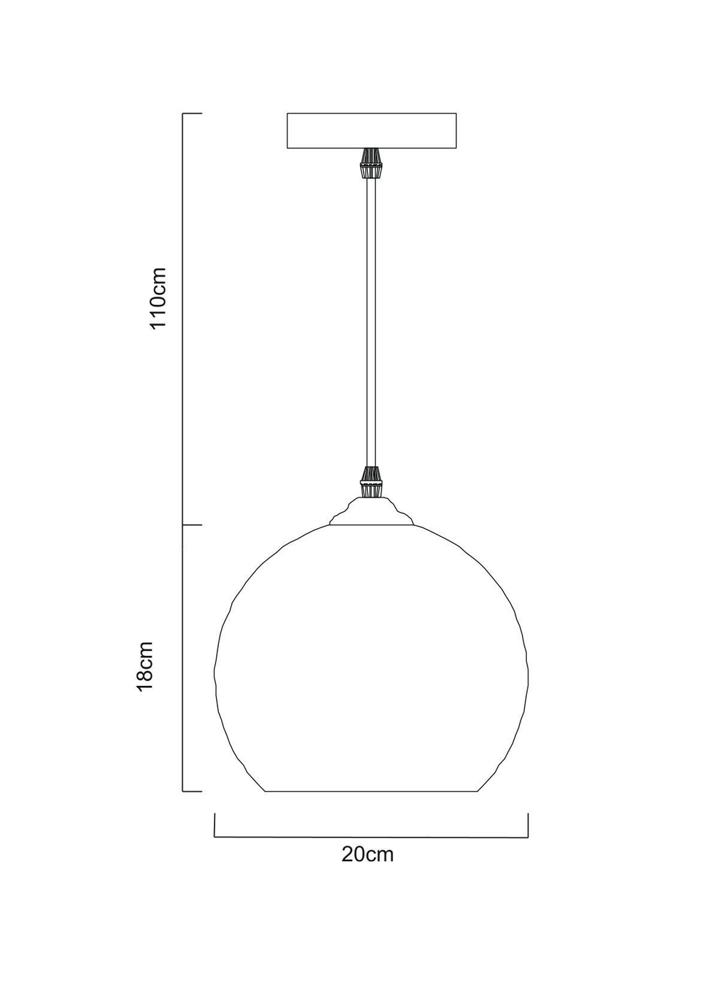 Светильник подвесной Arte Lamp Splendido A4285SP-1SM